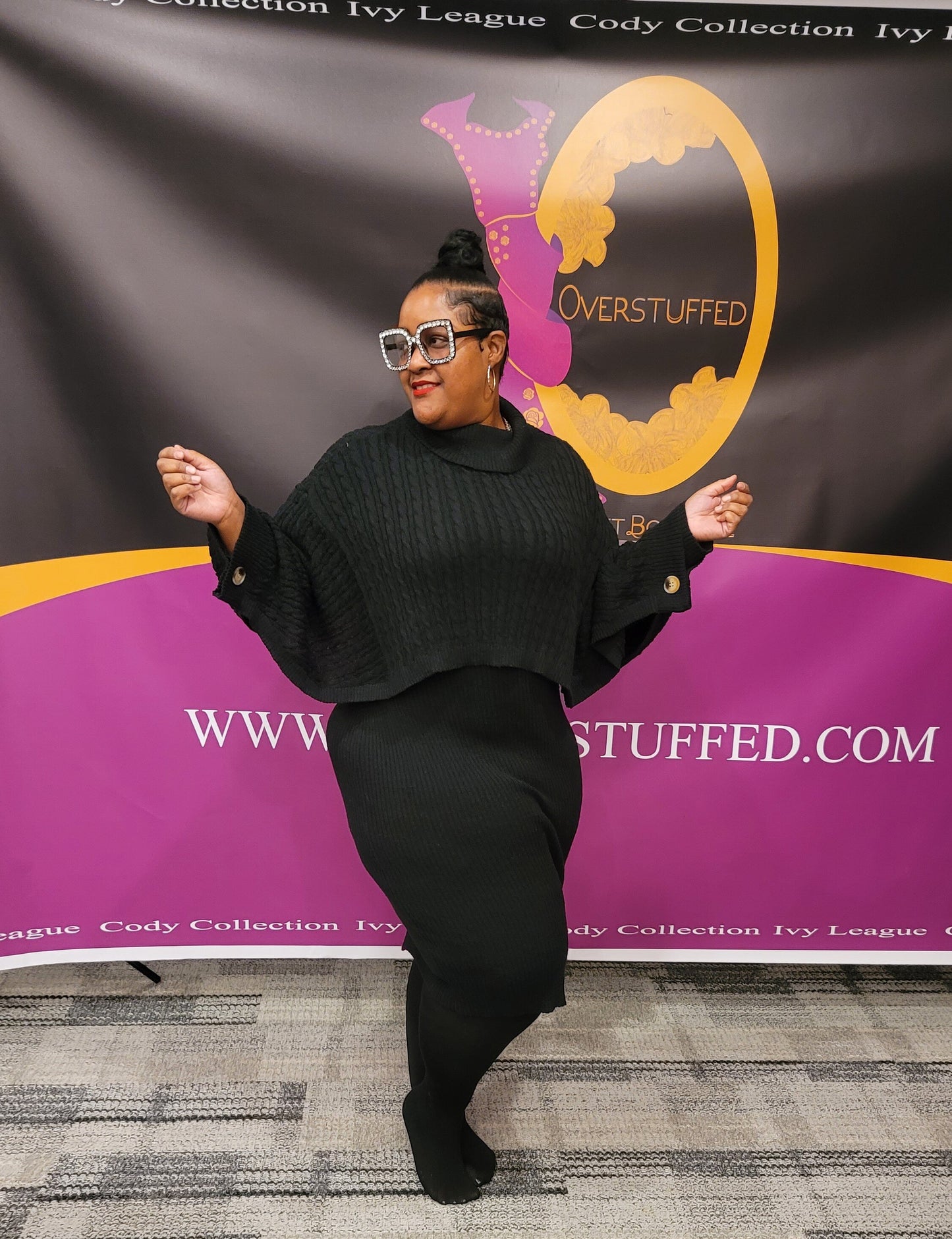 Its a Black OUT Sweater Dress
