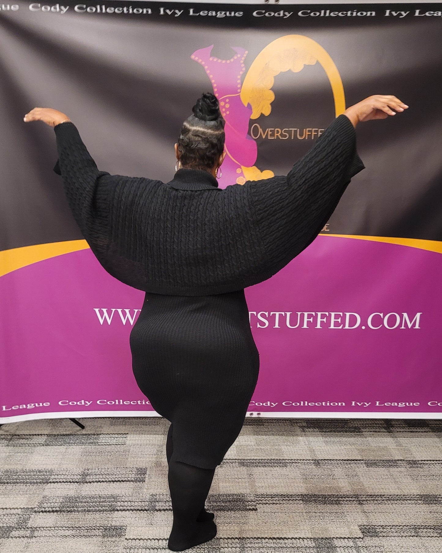 Its a Black OUT Sweater Dress