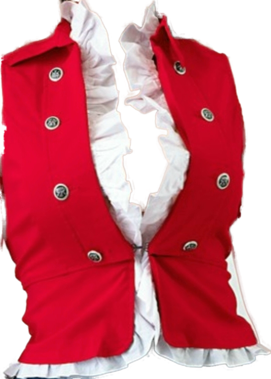 Red Bloom Vest