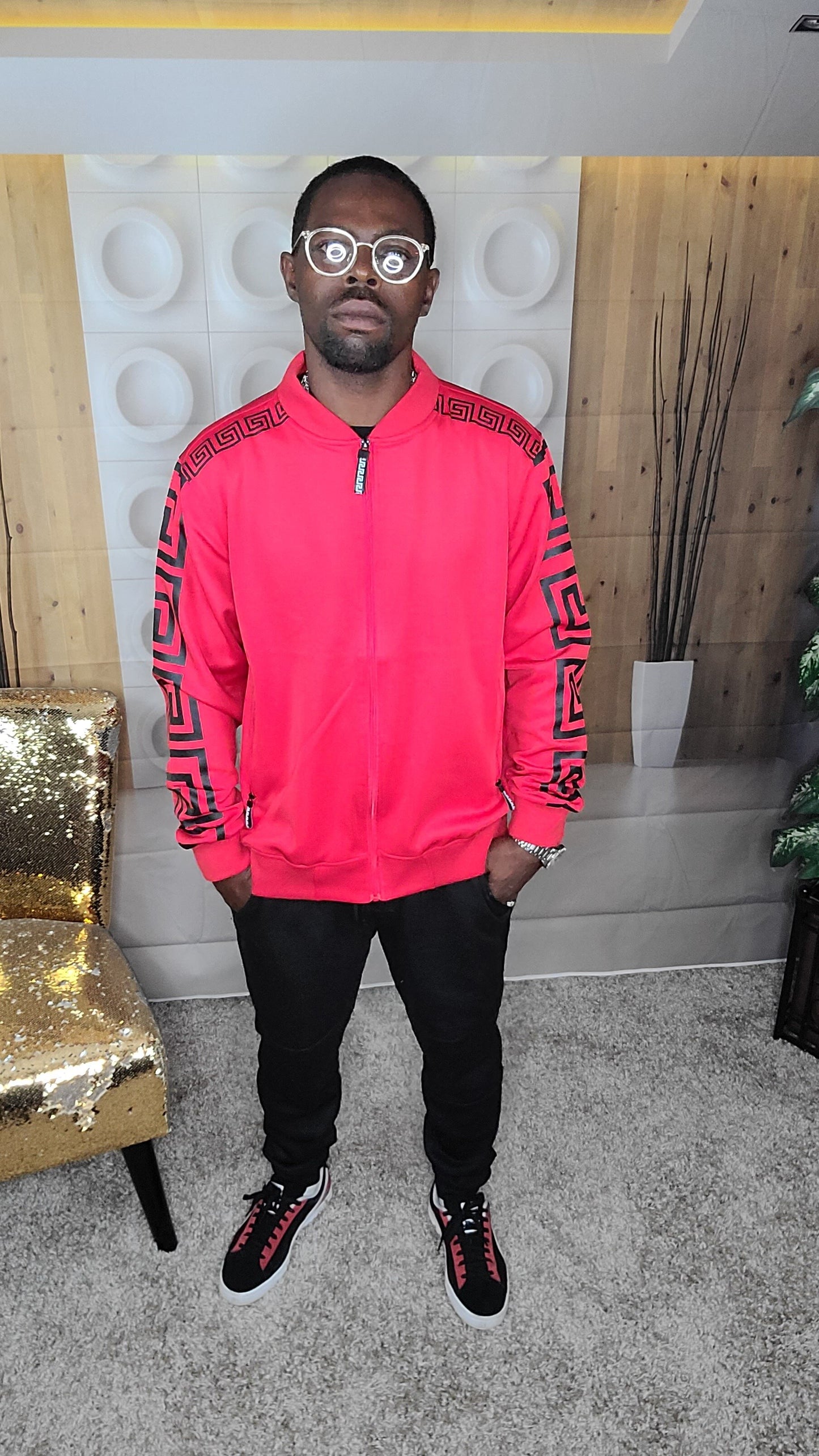 Red Squared Jacket