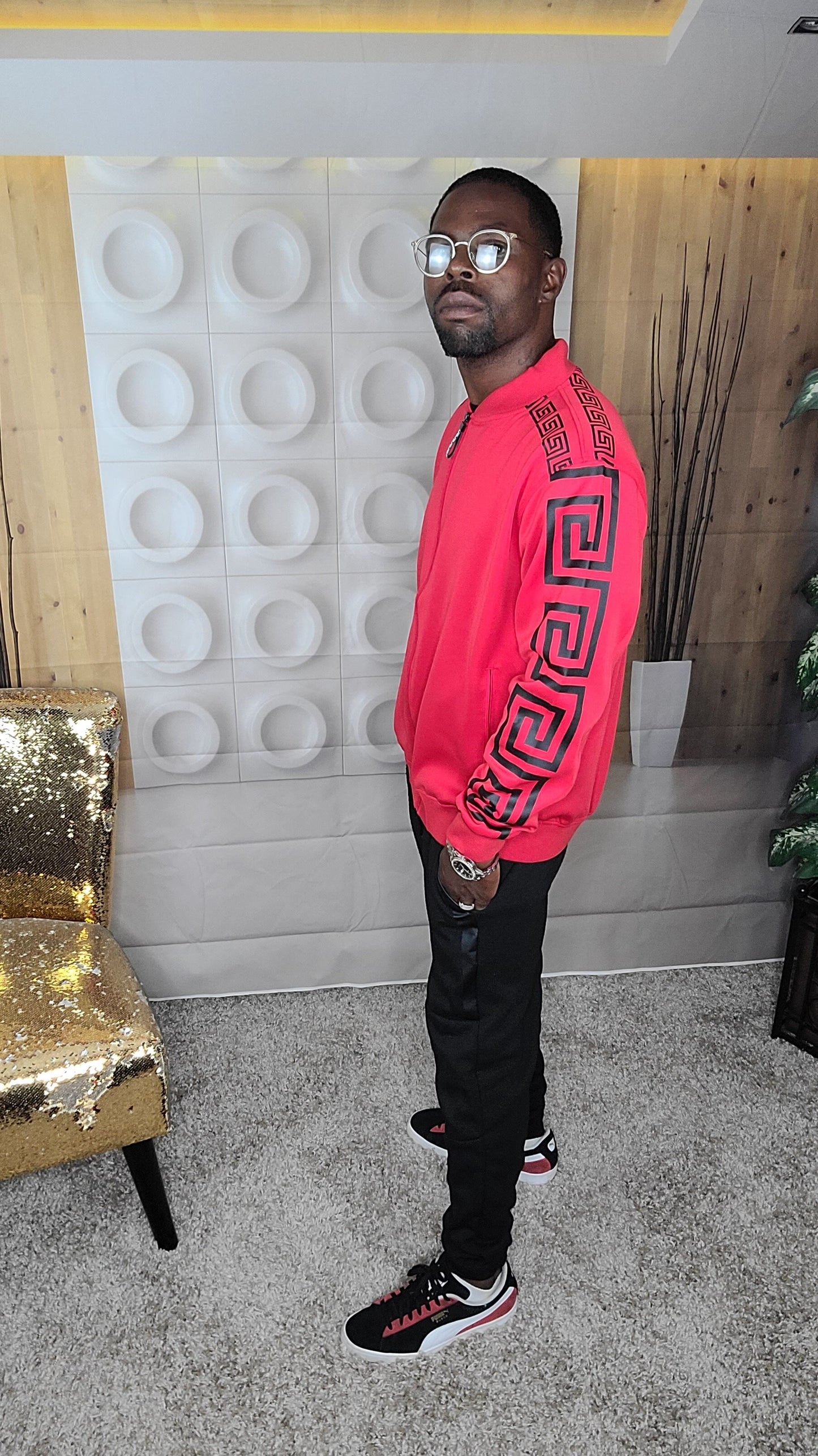 Red Squared Jacket