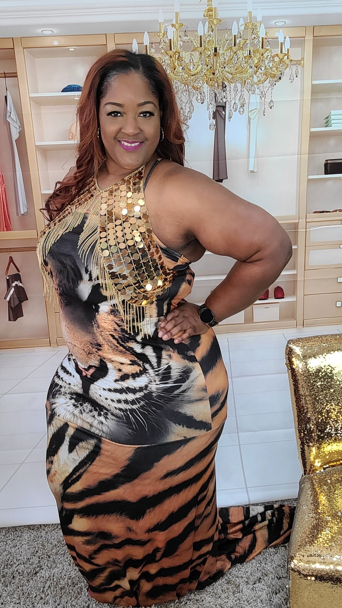 The Eye of The Tiger Dress