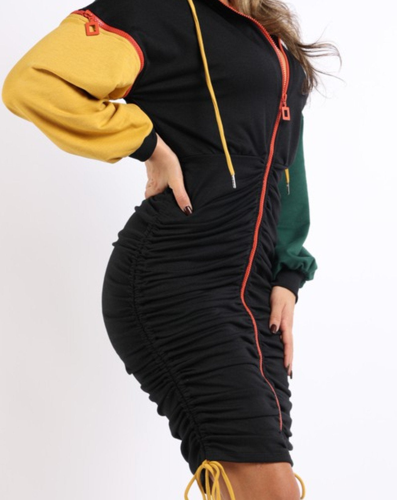Color Pop Ruched Dress