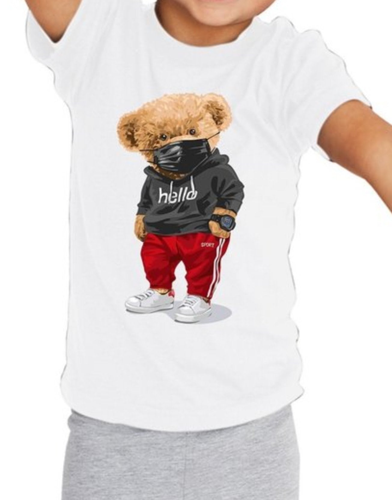 Hello Mask Up Tee