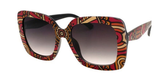 Fushia Maze Sunglasses