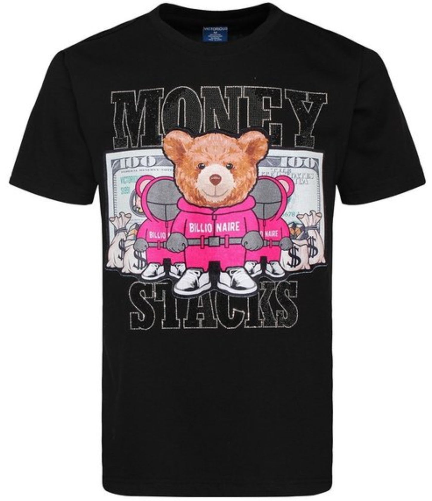 Bear Money Stacks Graphic Tee